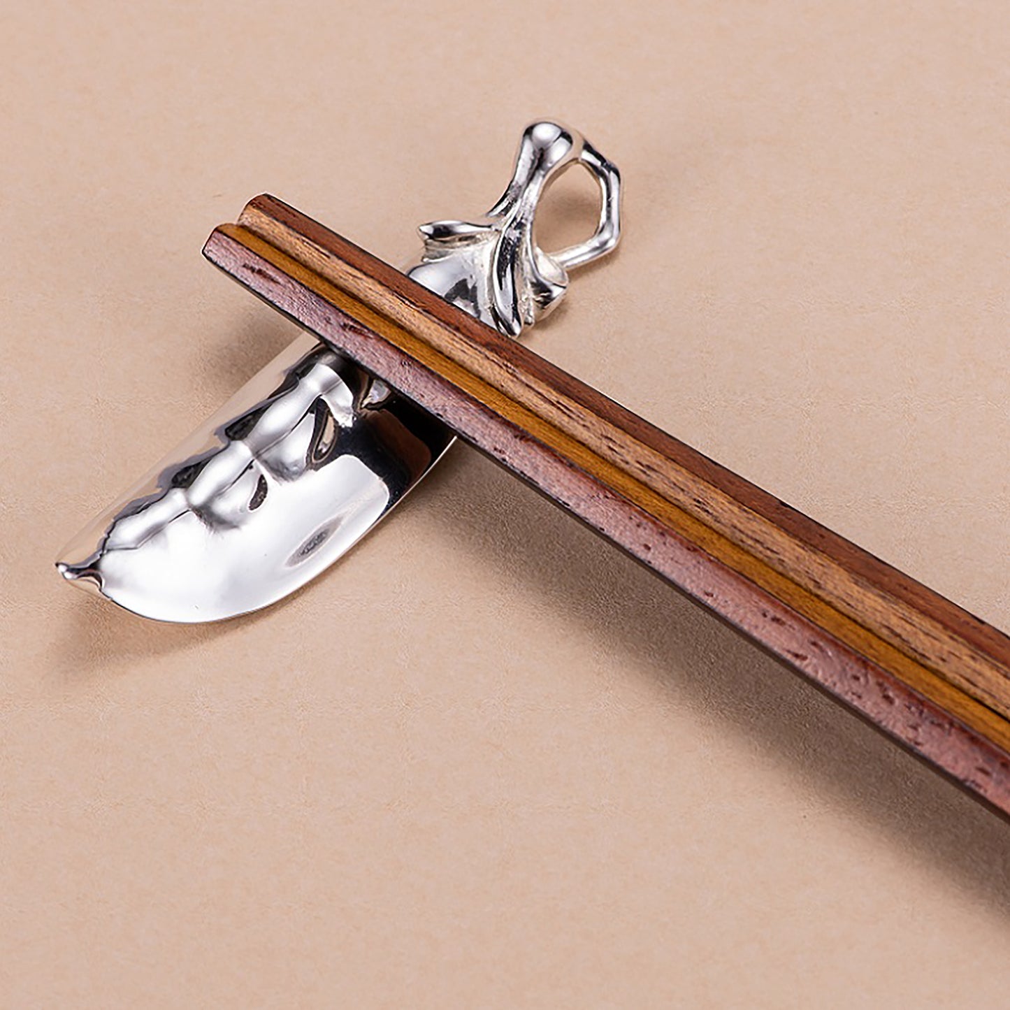 銀製 箸置き きぬさや