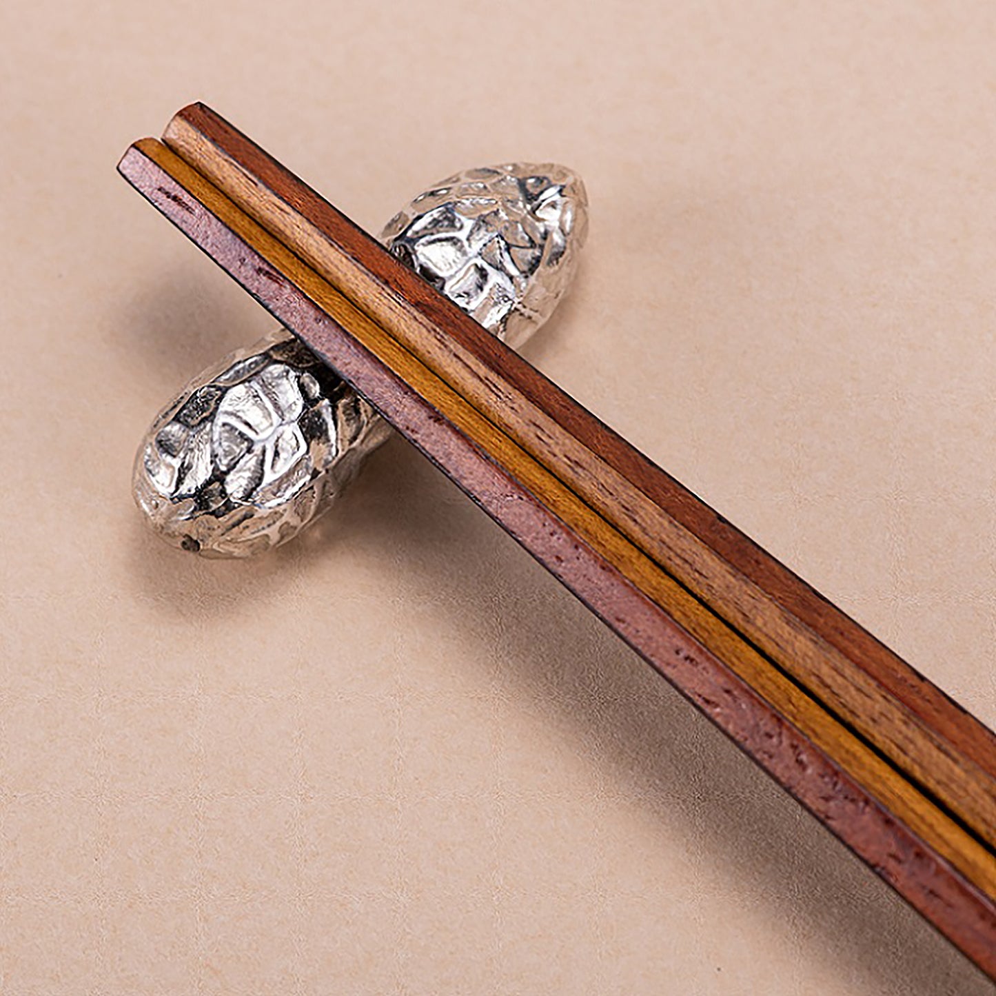 銀製 箸置き 落花生