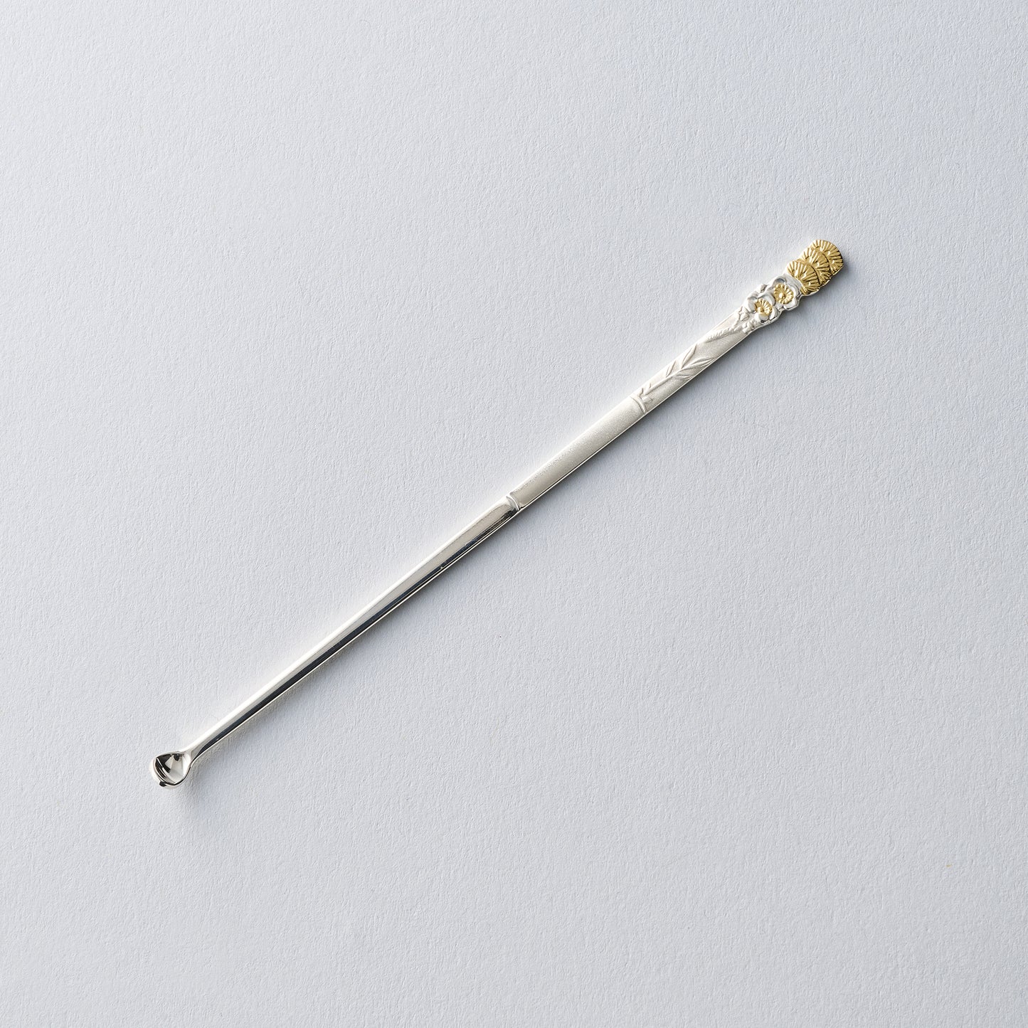 銀製　耳かき　松竹梅