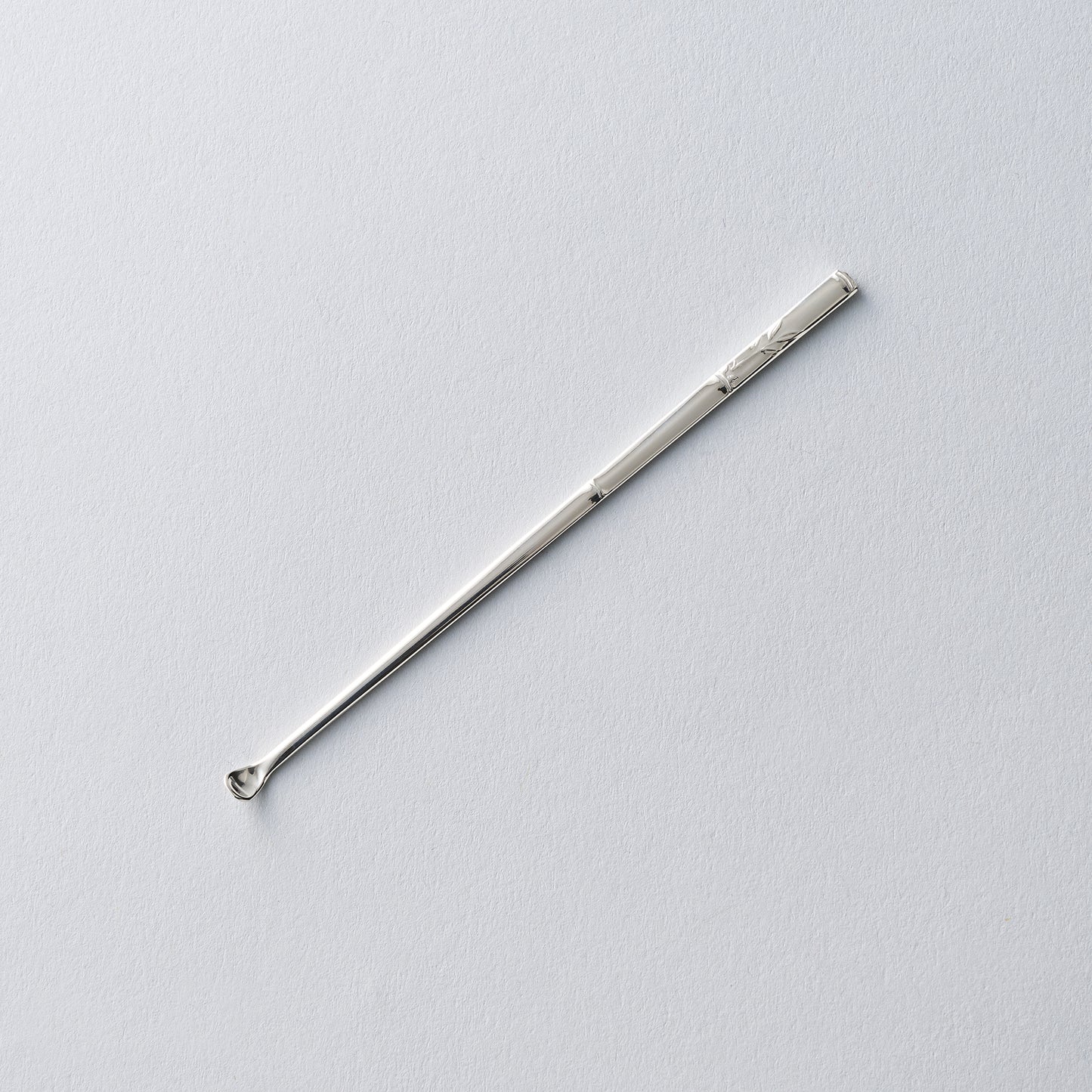 銀製　耳かき　竹