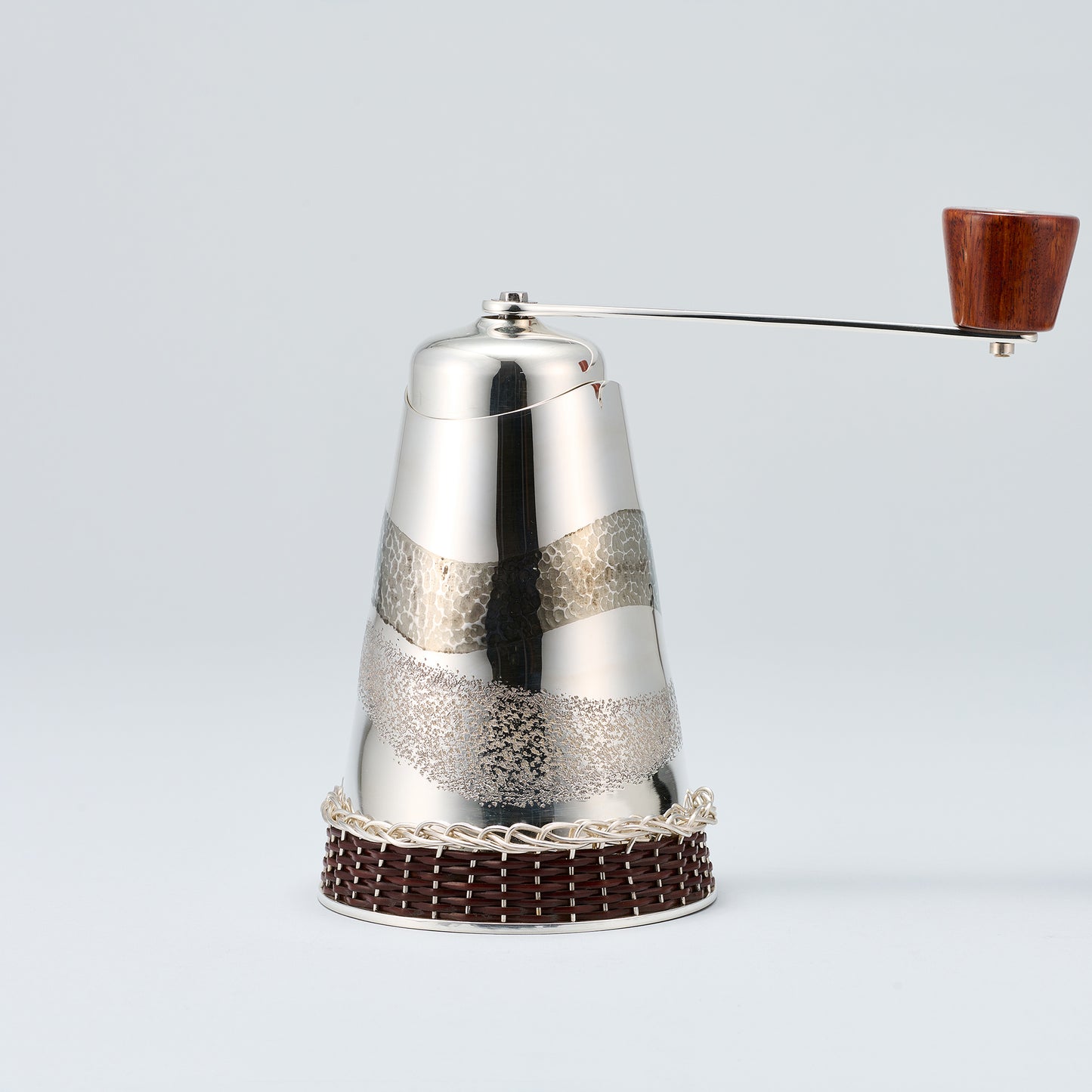 <受注生産品>銀製　コーヒーミル＆カバー