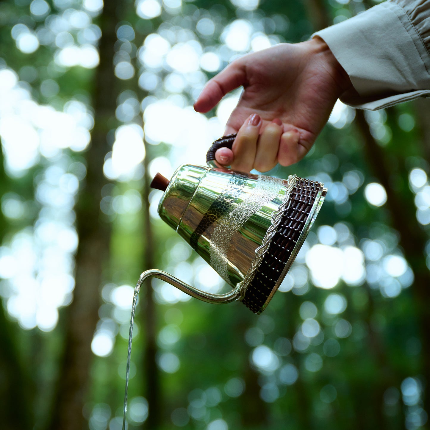 <受注生産品>銀製　コーヒーポット