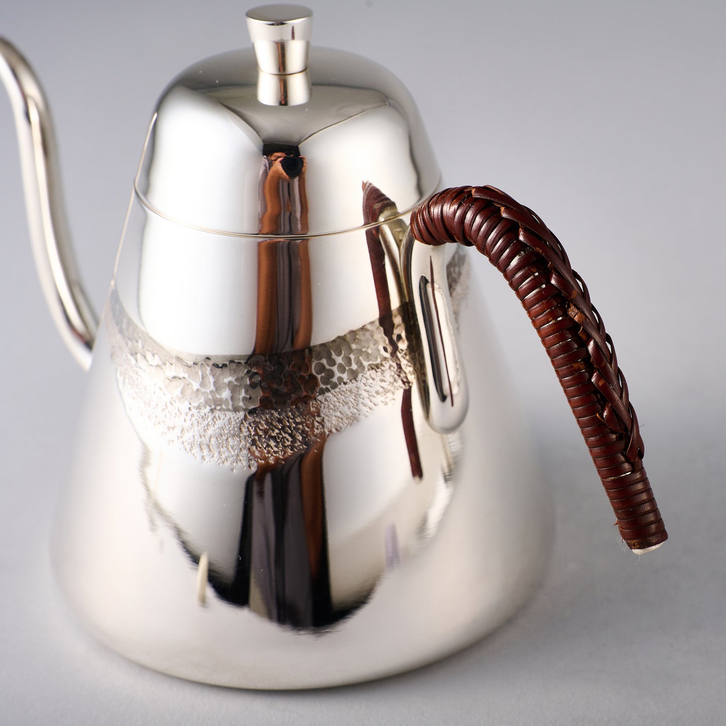 <受注生産品>銀製　コーヒーポット　籐無し