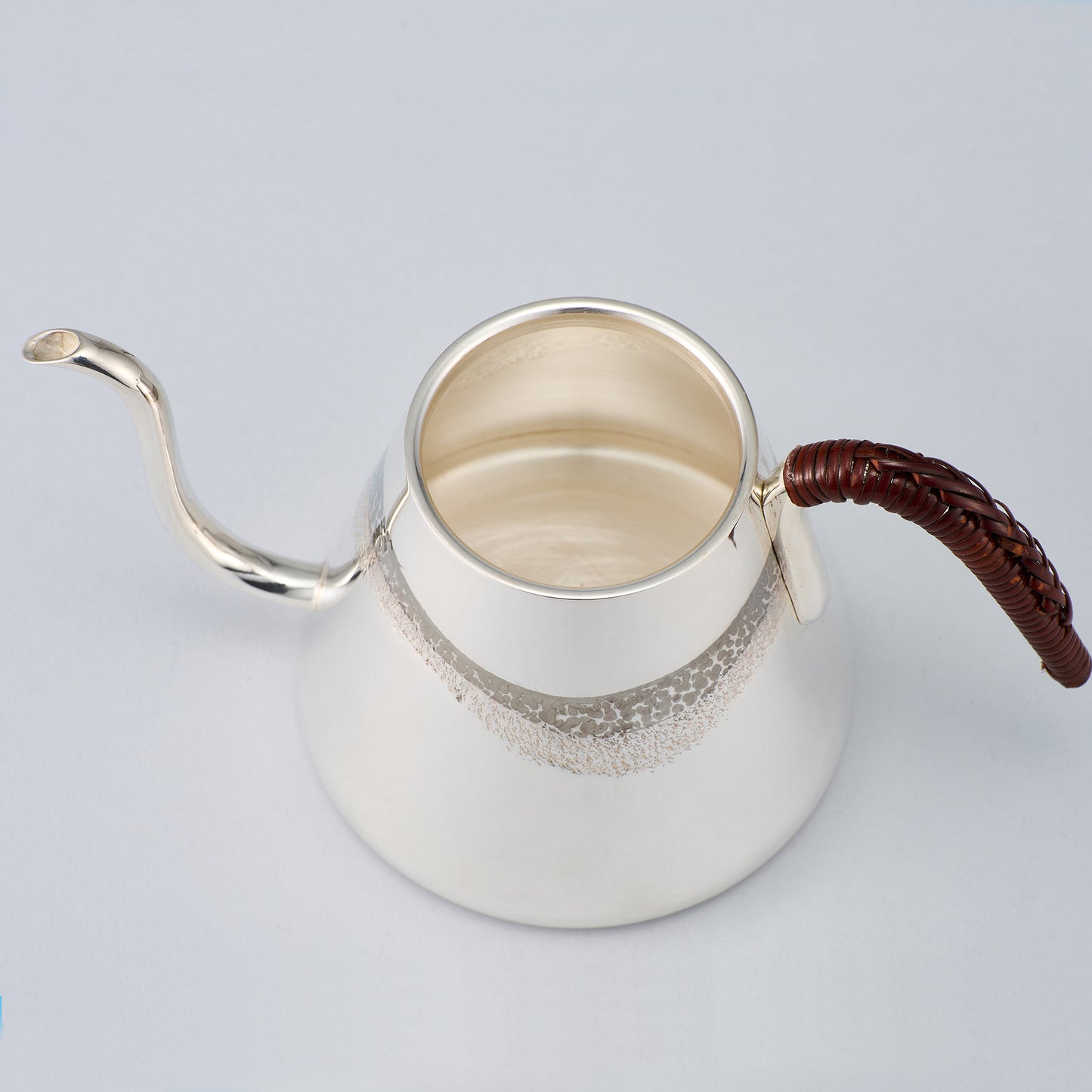 <受注生産品>銀製　コーヒーポット　籐無し
