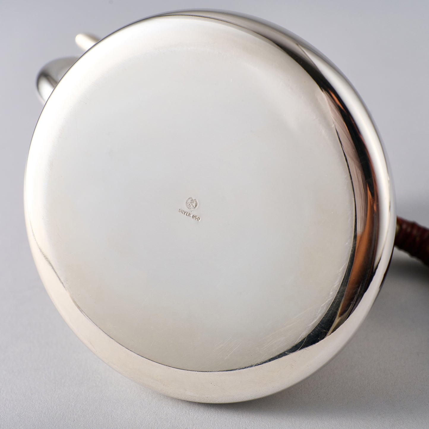 <受注生産品>銀製　コーヒーポット　籐無し