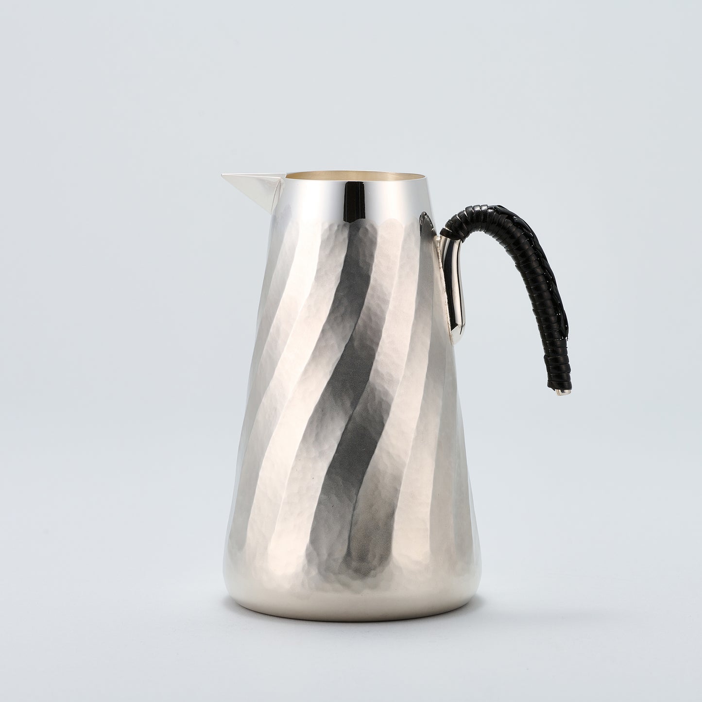 <受注生産品>銀製　コーヒーサーバー　縦筋