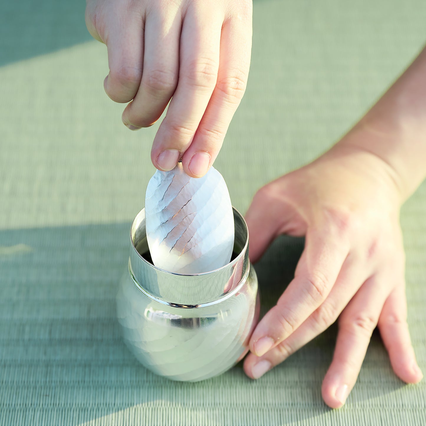 <受注生産品>銀製　茶さじA