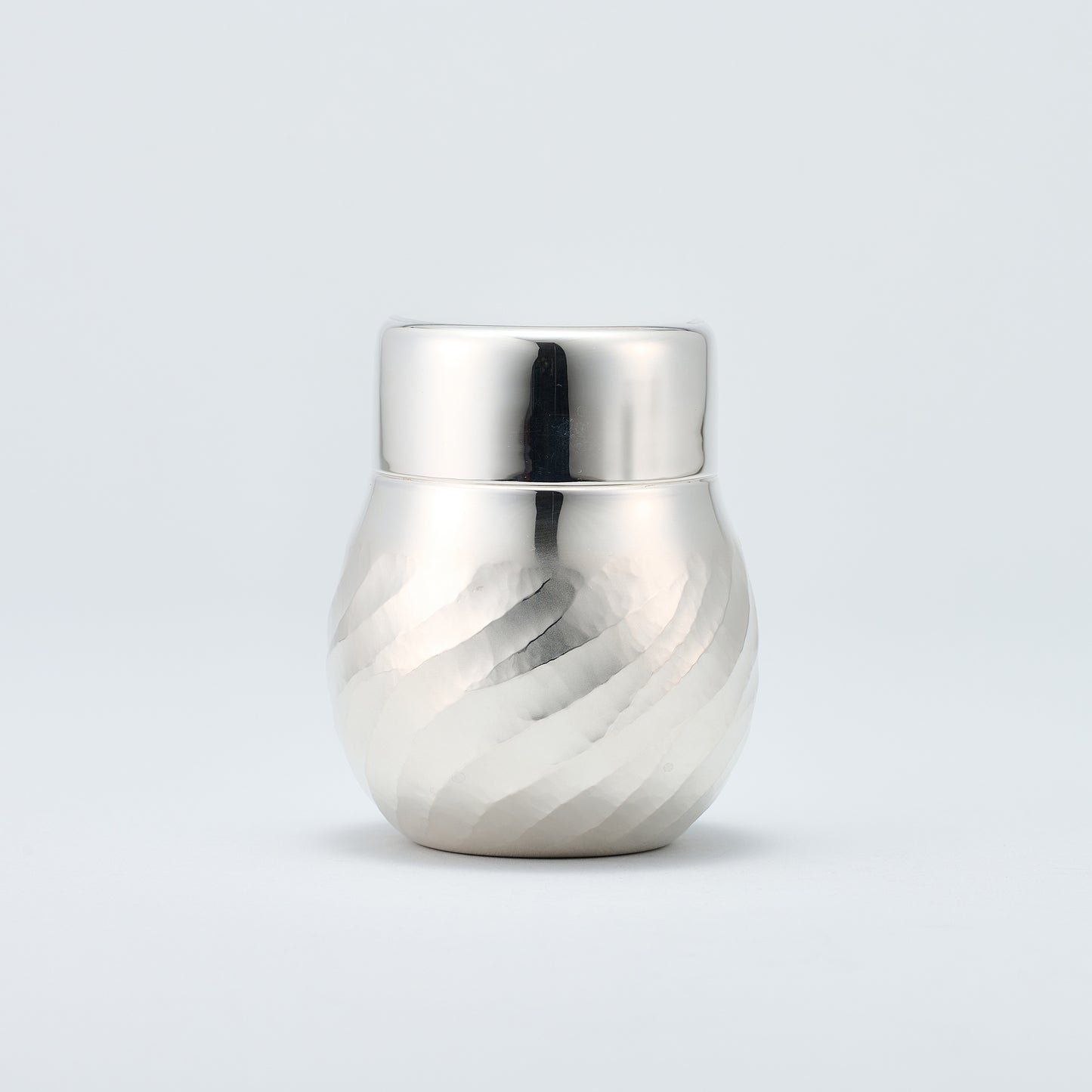 <受注生産品>銀製　茶筒A