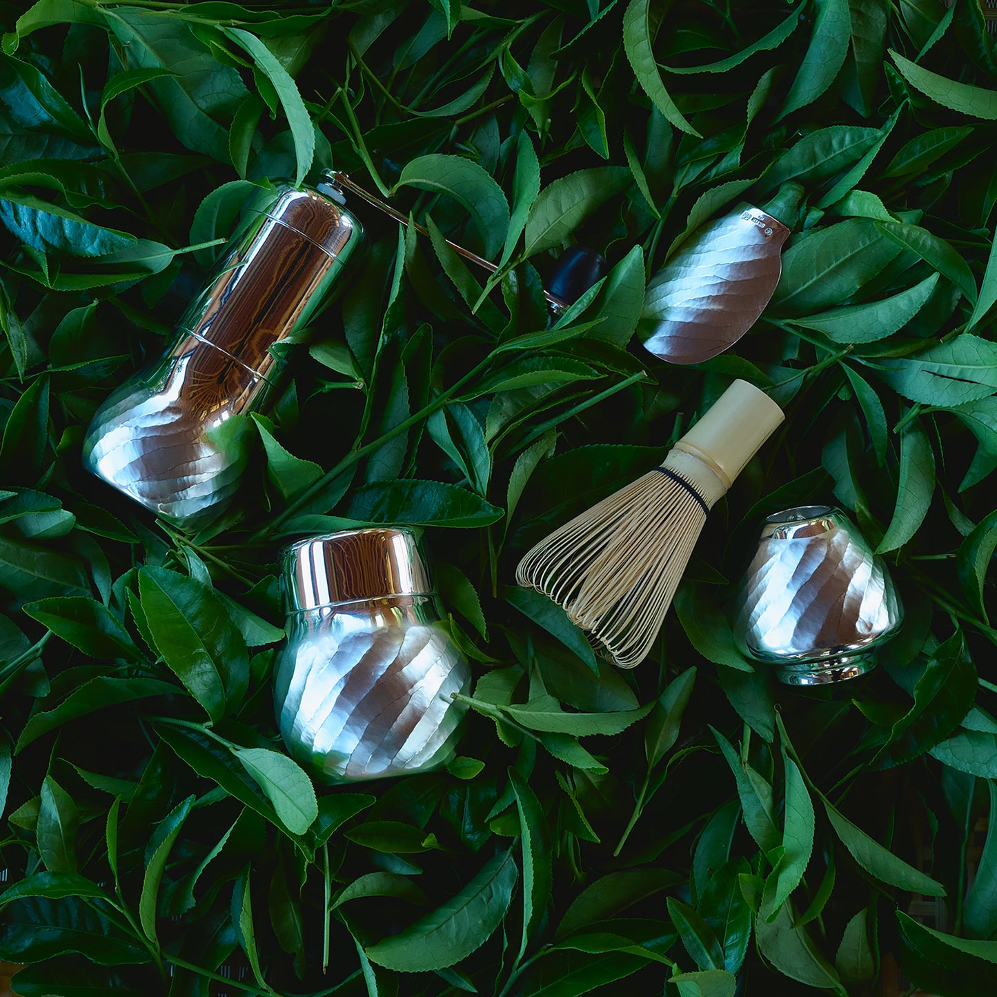 <受注生産品>銀製　茶筒A