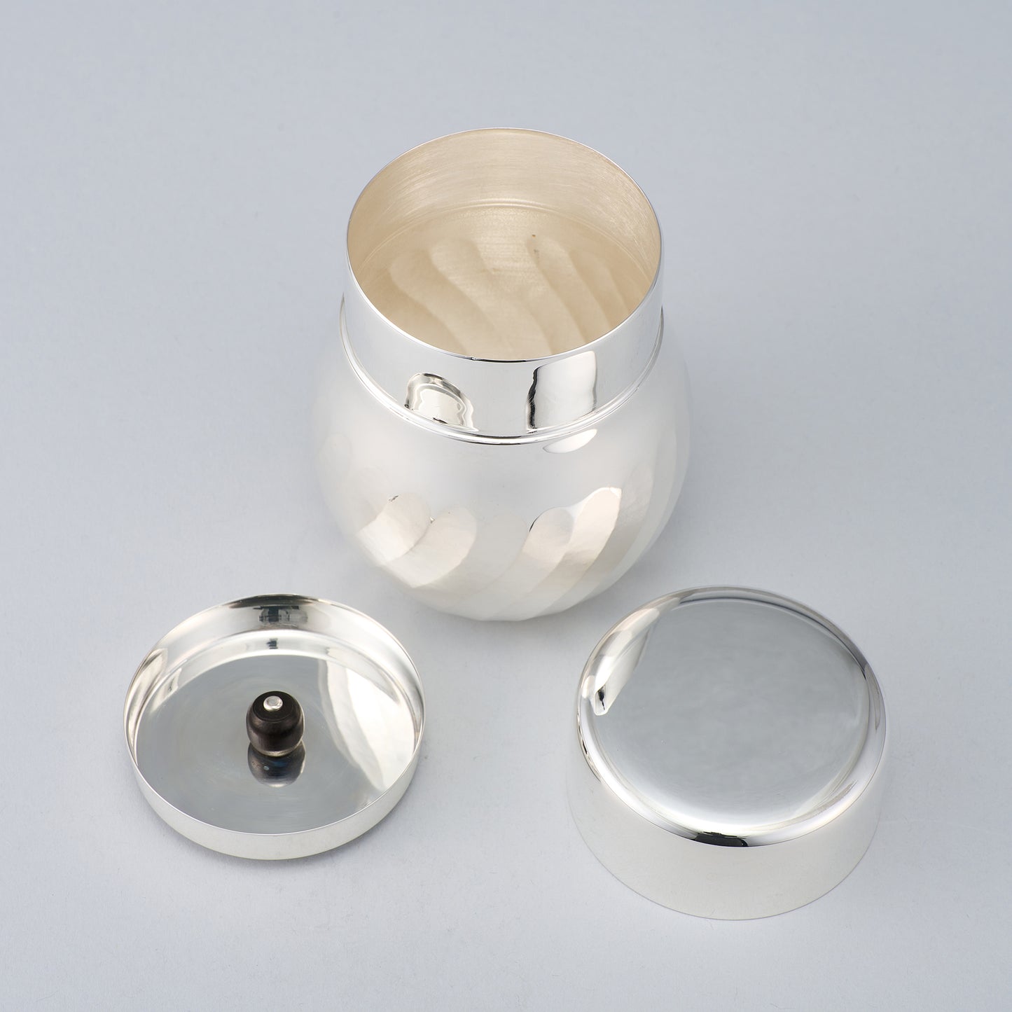 <受注生産品>銀製　茶筒B