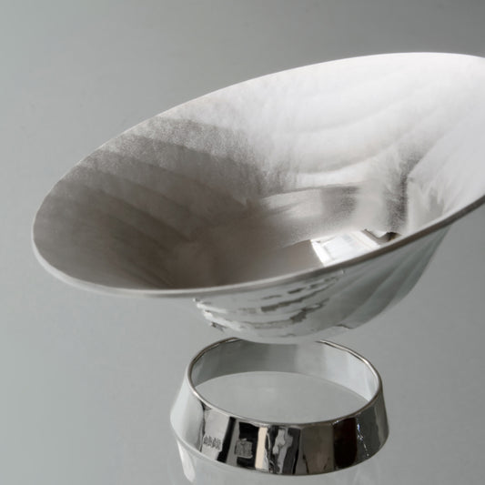 純銀　玉盃　ながれ　B