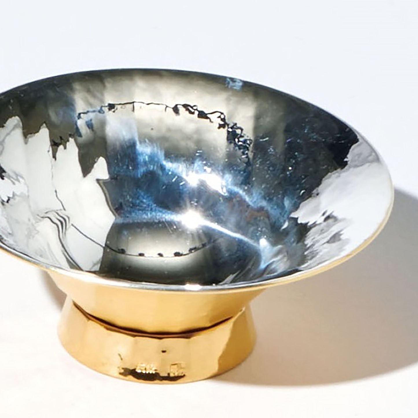 純銀　玉盃　ながれ　D