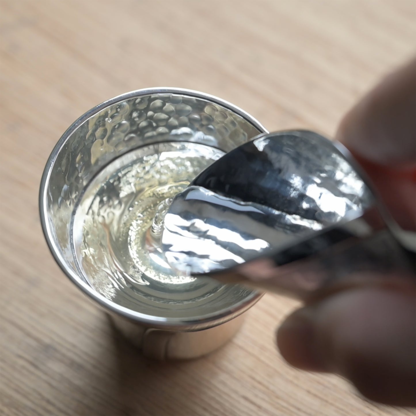 純銀　徳利　しんじゅのころも　光沢