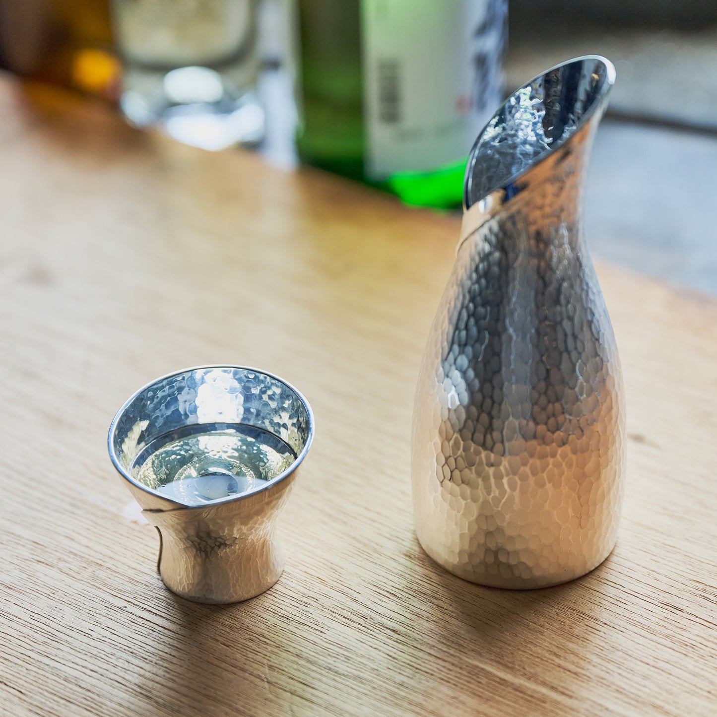 純銀　玉盃　しんじゅのころも　光沢