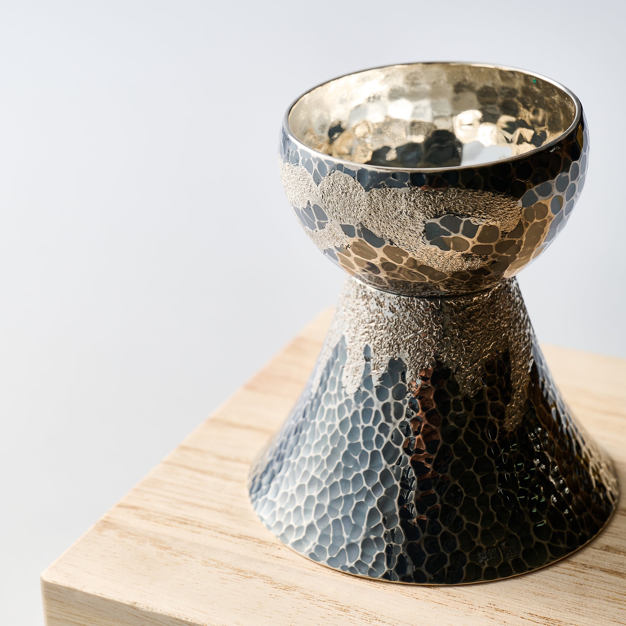 純銀 玉盃 つきみふじ ふじ黒 – 森銀器製作所オンラインショップもり銀