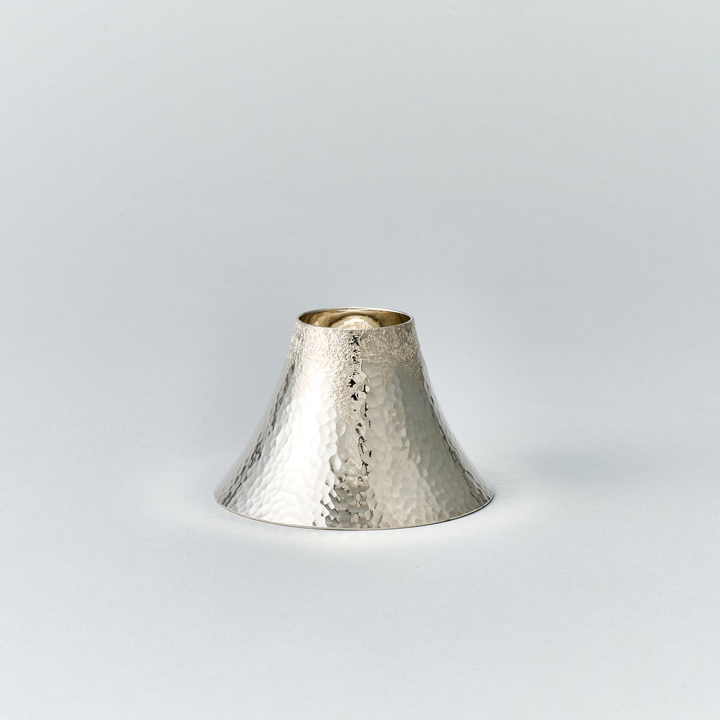 純銀　玉盃　つきみふじ　ふじ白