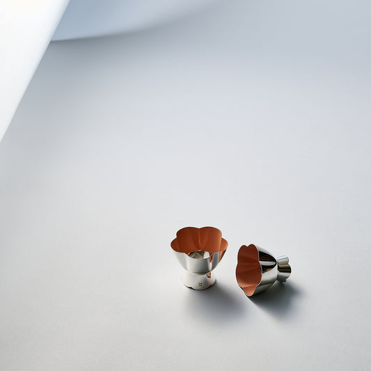 純銀　玉盃　うめいちりん（小）淡紅梅