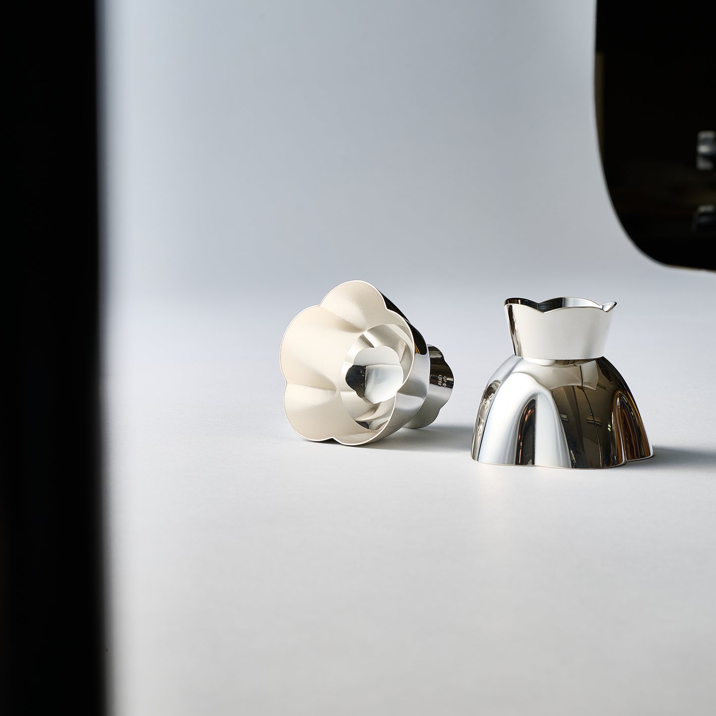 純銀　玉盃　うめいちりん（小）白梅