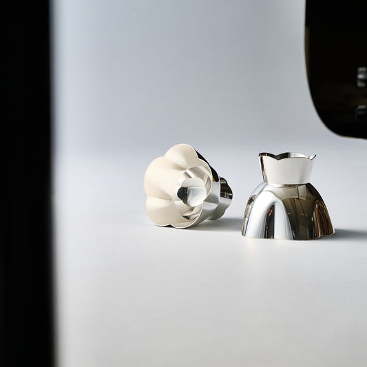 純銀　玉盃　うめいちりん（小）白梅